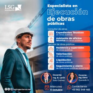 Especialista en Ejecuciòn de Obras Públicas 2023 - III
