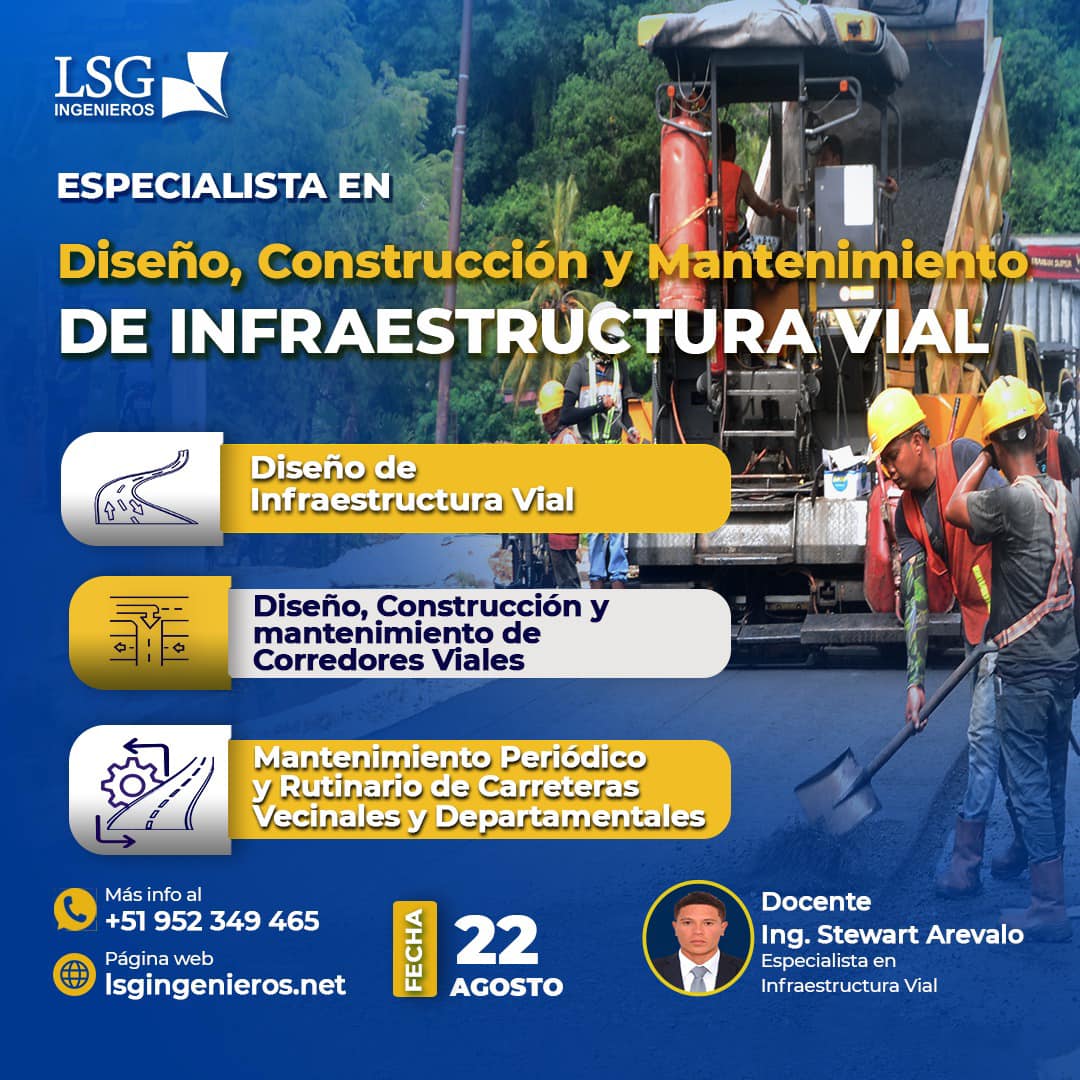 Diseño, Construcción y Mantenimiento de Infraestructura Vial 2024 - III
