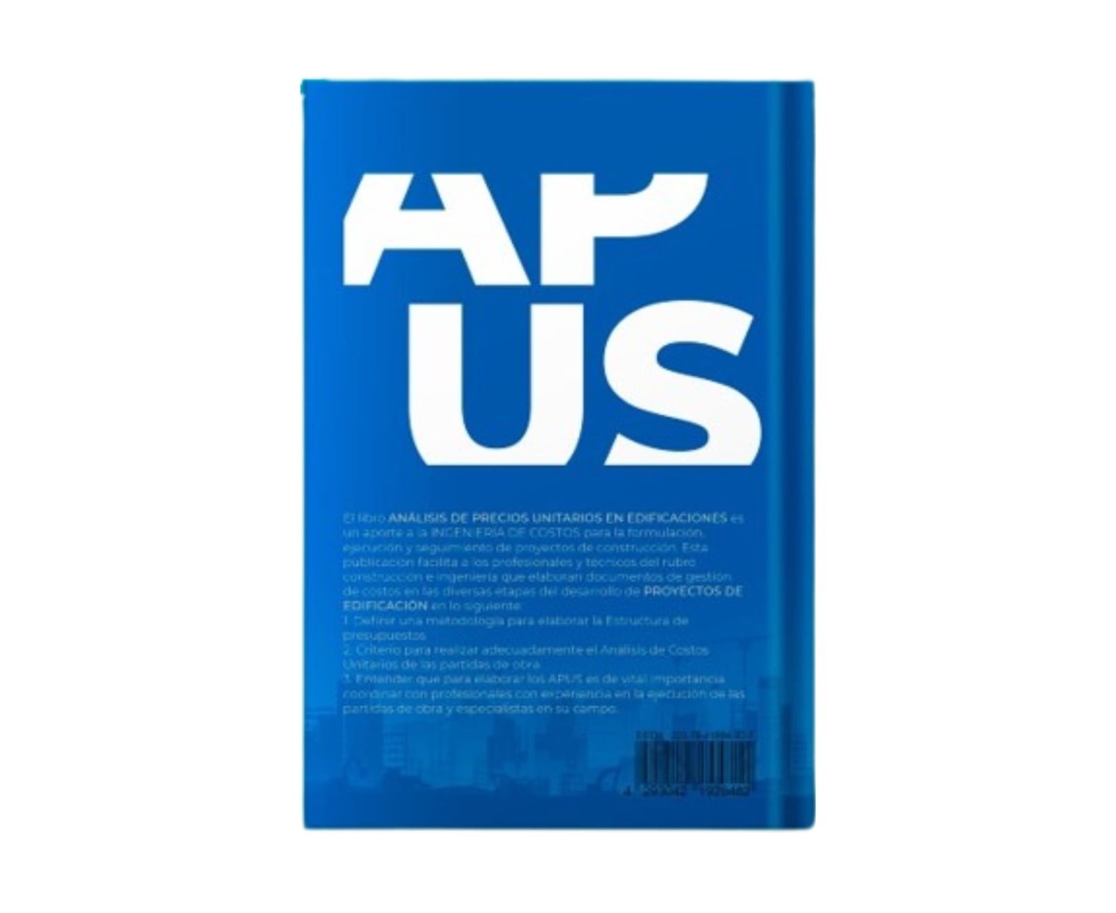 Libro: APUS - ANÁLISIS DE PRECIOS UNITARIOS EN EDIFICACIONES - Imagen 2