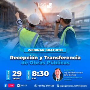 Recepción y Transferencia de Obras Públicas