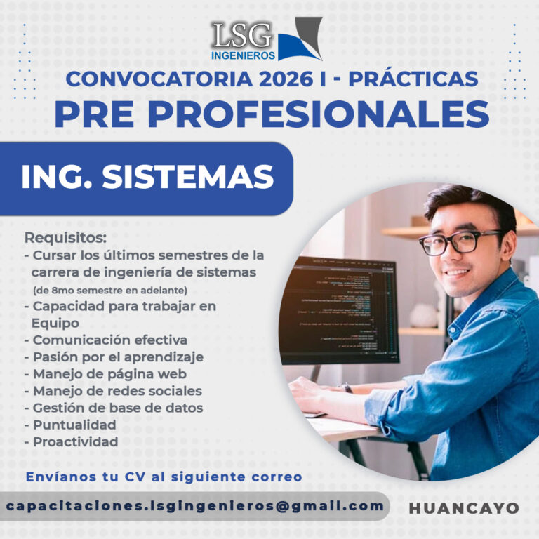 CONVOCATORIA 2026 PrePP sistemas